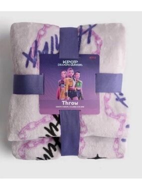 Kpop Demon Huntersx Primark Limited Release Bed Blanket and Throw Brand New